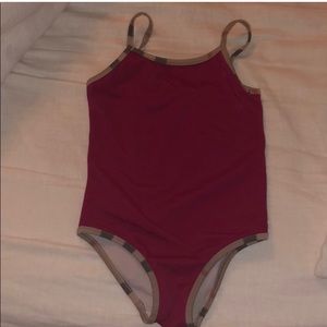 Burberry little girls swimsuit